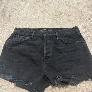 GRLFRND Black Jean Shorts